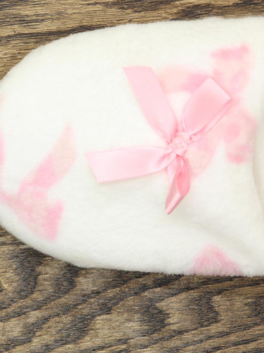 Max & Olivia Girls Slip On Slippers White / Pinkq L/XL - Picture 6 of 6